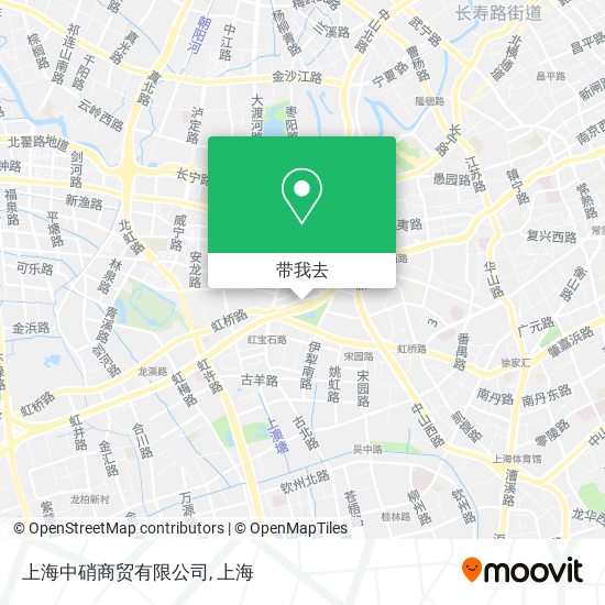 上海中硝商贸有限公司地图