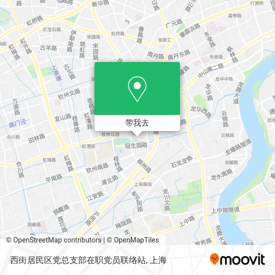 西街居民区党总支部在职党员联络站地图