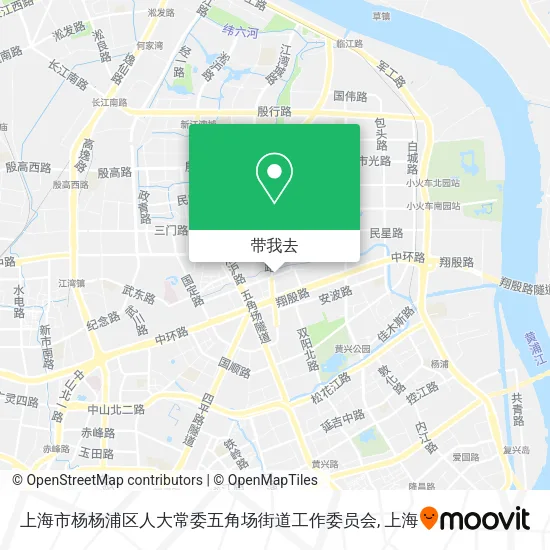上海市杨杨浦区人大常委五角场街道工作委员会地图
