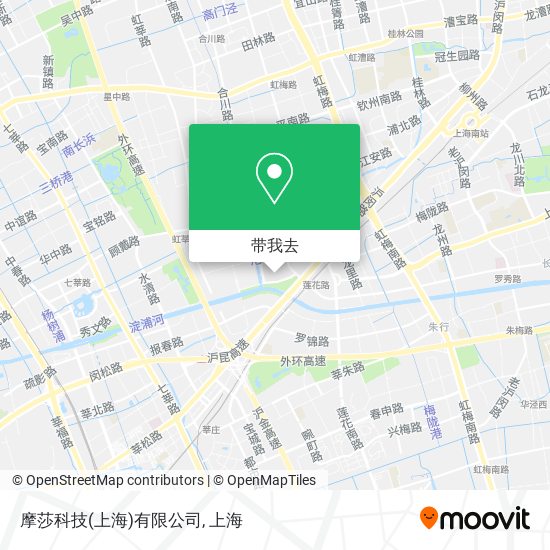 摩莎科技(上海)有限公司地图