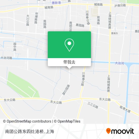 南团公路东四灶港桥地图