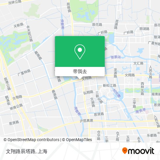 文翔路辰塔路地图