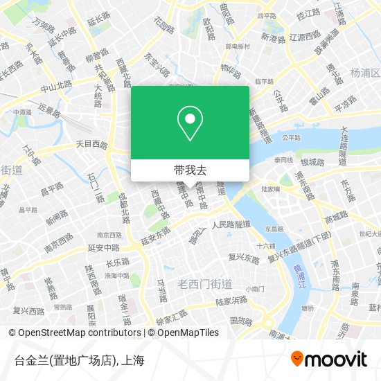 台金兰(置地广场店)地图