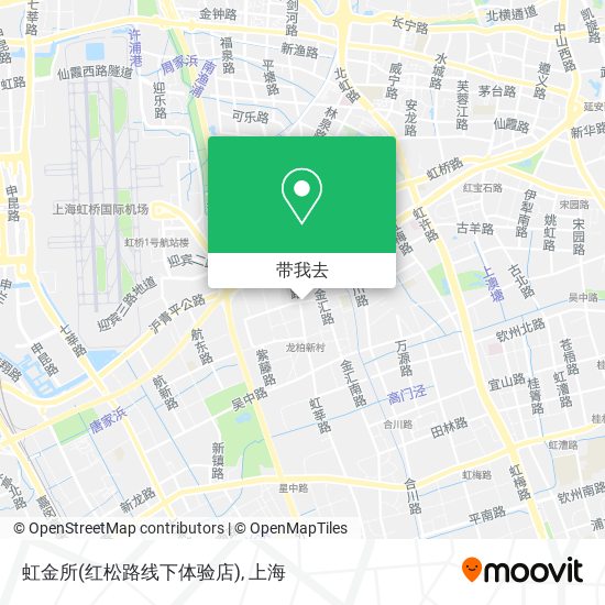 虹金所(红松路线下体验店)地图