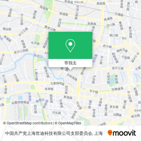中国共产党上海世迪科技有限公司支部委员会地图