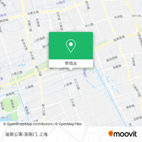 迪斯公寓-东南门地图