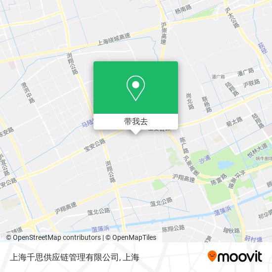 上海千思供应链管理有限公司地图