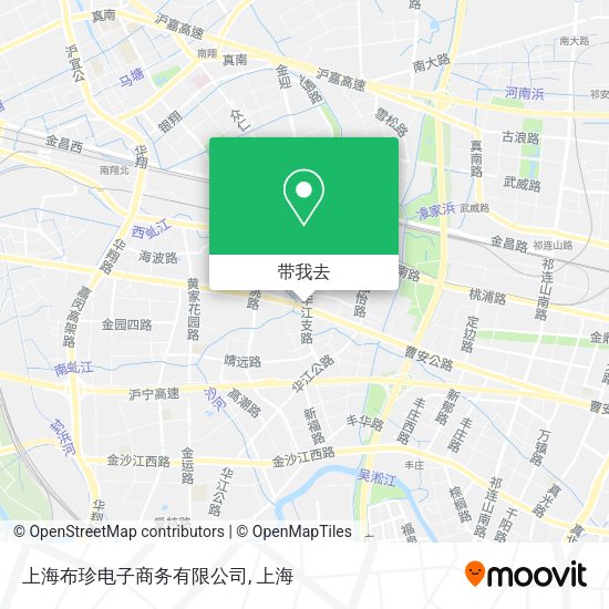 上海布珍电子商务有限公司地图