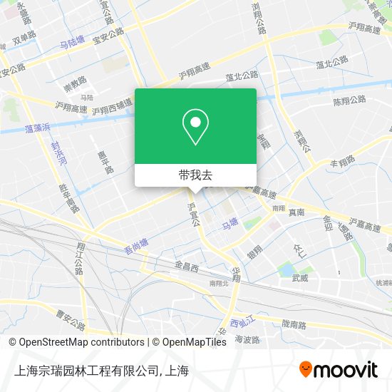 上海宗瑞园林工程有限公司地图