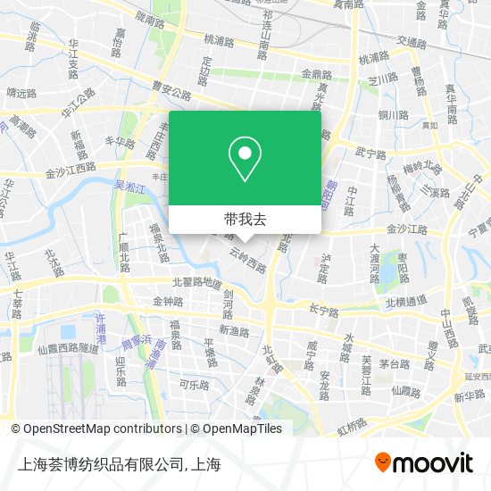 上海荟博纺织品有限公司地图