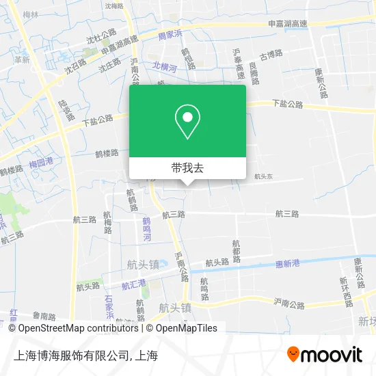 上海博海服饰有限公司地图