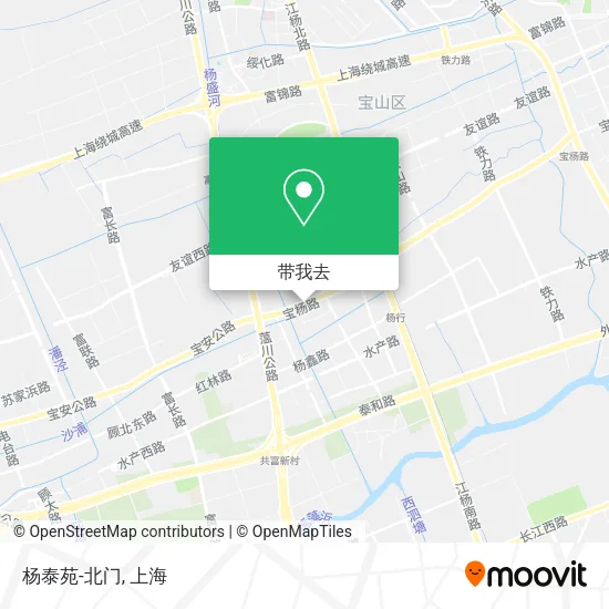 杨泰苑-北门地图