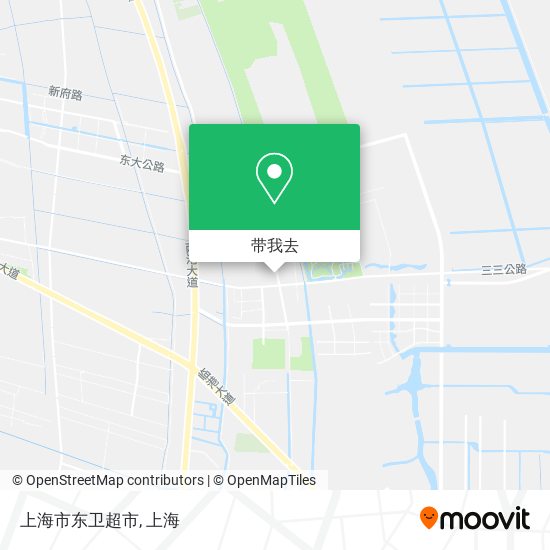 上海市东卫超市地图