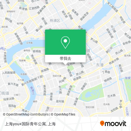 上海you+国际青年公寓地图