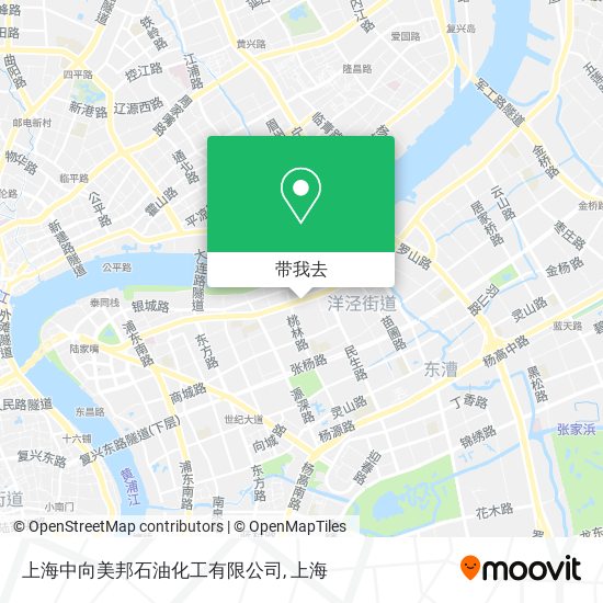 上海中向美邦石油化工有限公司地图