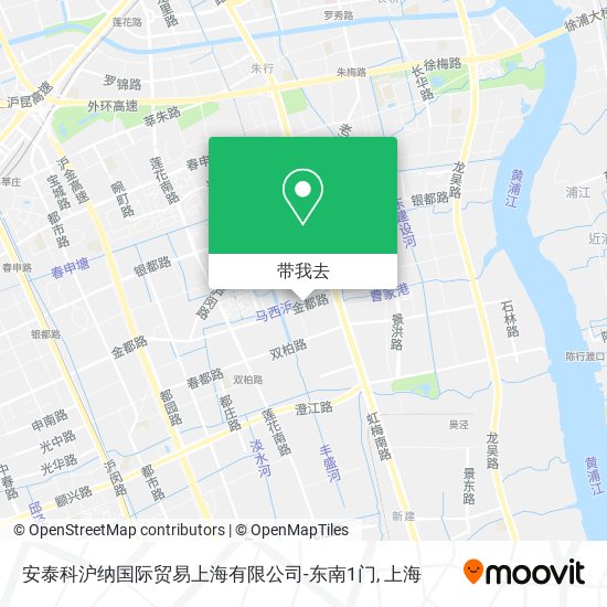 安泰科沪纳国际贸易上海有限公司-东南1门地图