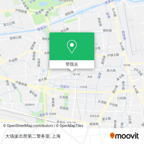 大场派出所第二警务室地图