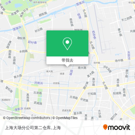上海大场分公司第二仓库地图
