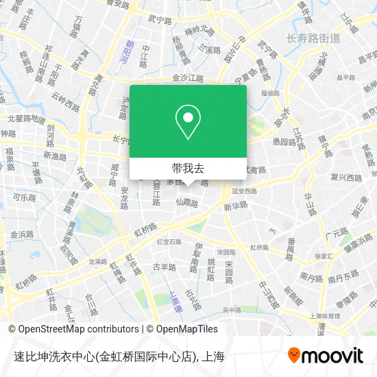 速比坤洗衣中心(金虹桥国际中心店)地图