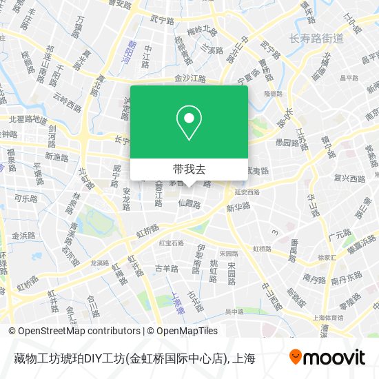 藏物工坊琥珀DIY工坊(金虹桥国际中心店)地图