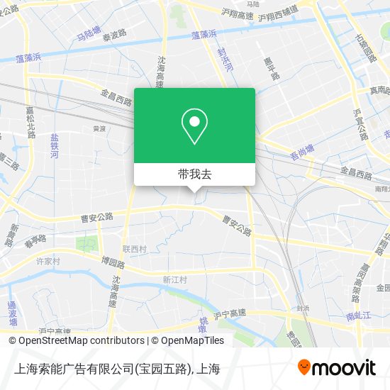 上海索能广告有限公司(宝园五路)地图