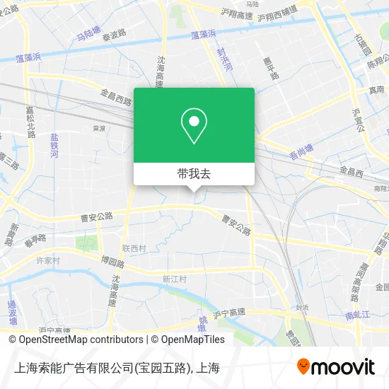 上海索能广告有限公司(宝园五路)地图