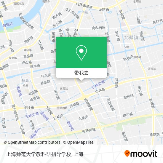 上海师范大学教科研指导学校地图
