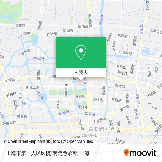 上海市第一人民医院-南院急诊部地图