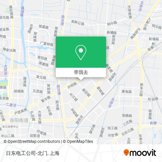 日东电工公司-北门地图