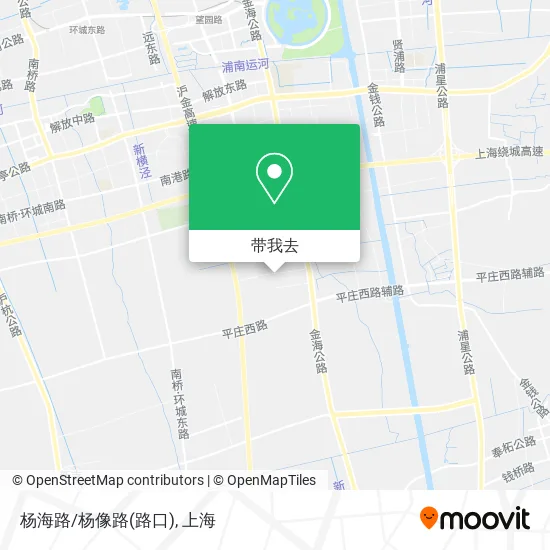杨海路/杨像路(路口)地图