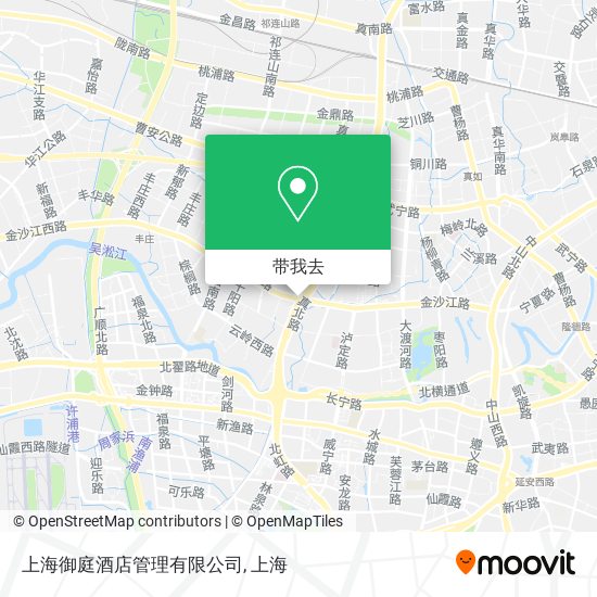 上海御庭酒店管理有限公司地图