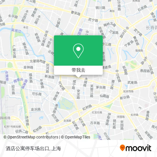 酒店公寓停车场出口地图