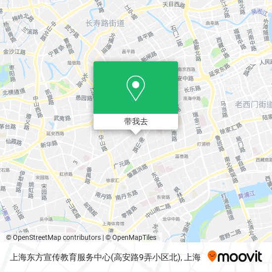 上海东方宣传教育服务中心(高安路9弄小区北)地图
