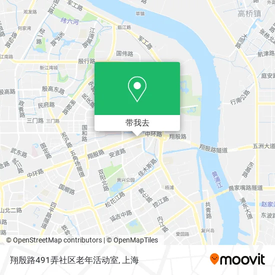 翔殷路491弄社区老年活动室地图