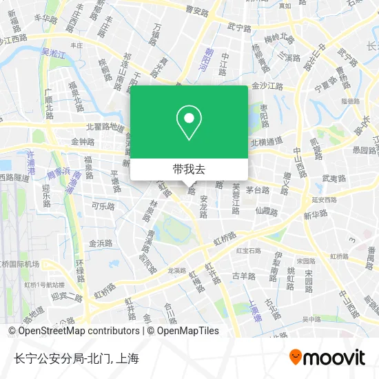 长宁公安分局-北门地图