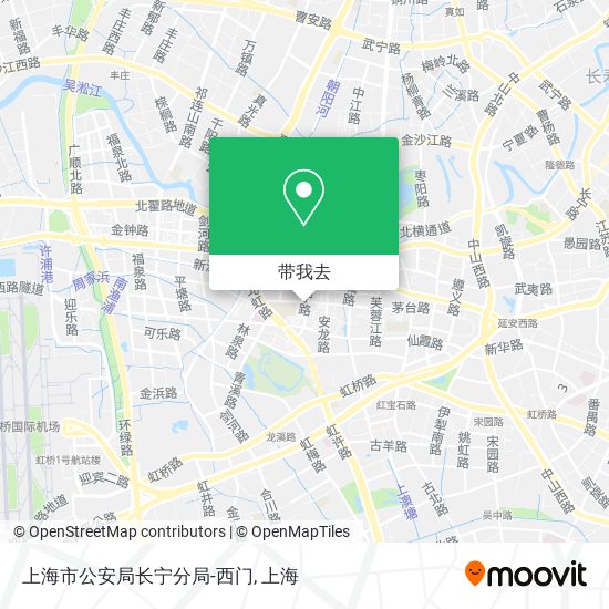 上海市公安局长宁分局-西门地图