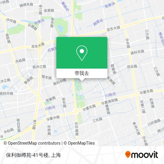 保利御樽苑-41号楼地图