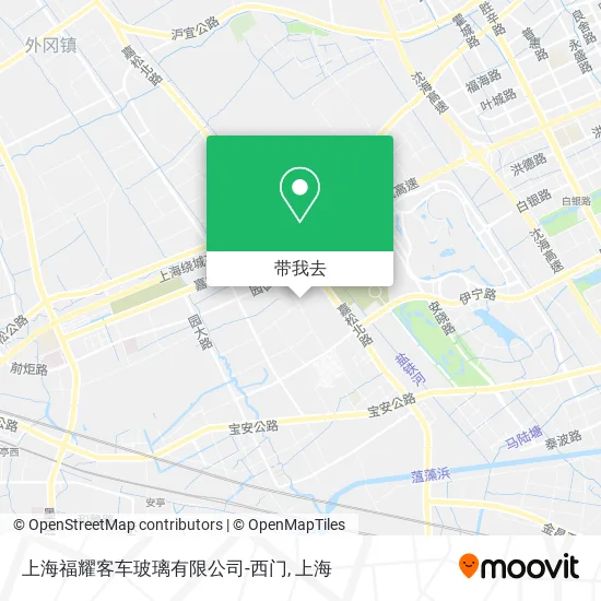 上海福耀客车玻璃有限公司-西门地图