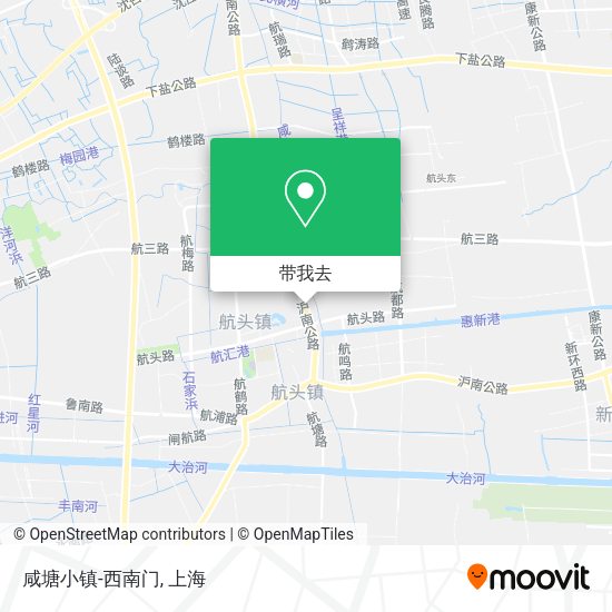 咸塘小镇-西南门地图