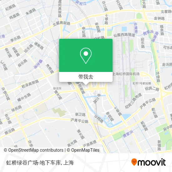 虹桥绿谷广场-地下车库地图
