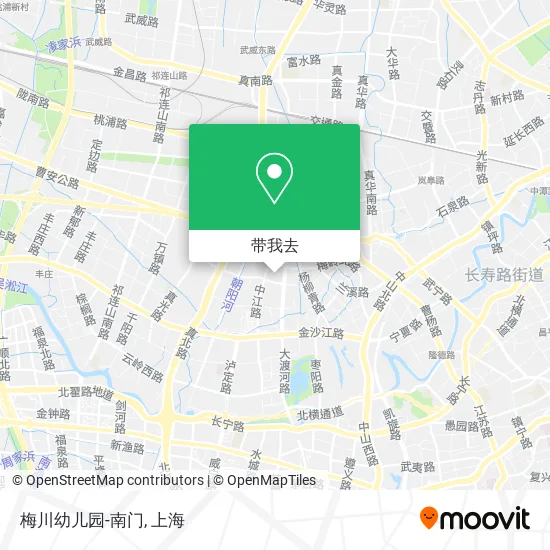 梅川幼儿园-南门地图