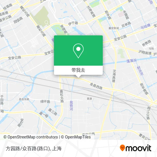 方园路/众百路(路口)地图