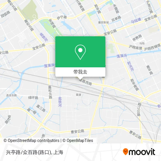 兴亭路/众百路(路口)地图