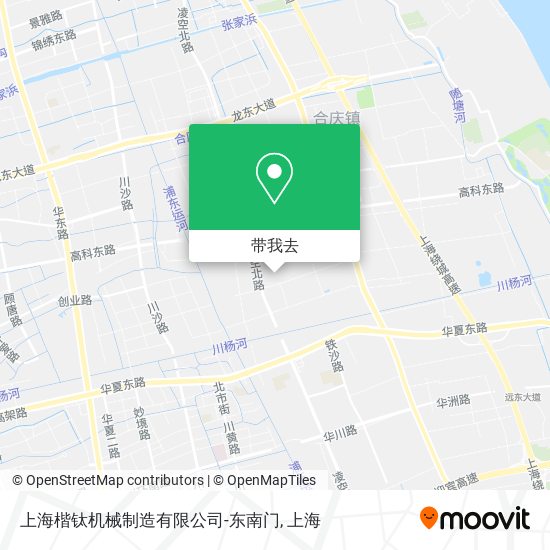 上海楷钛机械制造有限公司-东南门地图