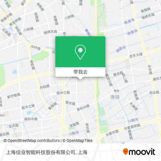 上海信业智能科技股份有限公司地图