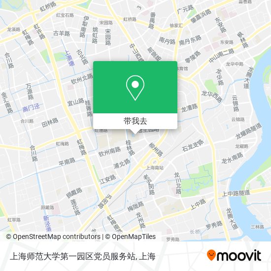 上海师范大学第一园区党员服务站地图