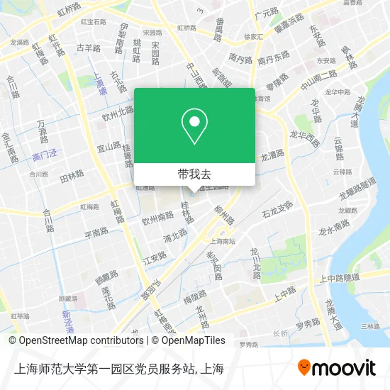 上海师范大学第一园区党员服务站地图