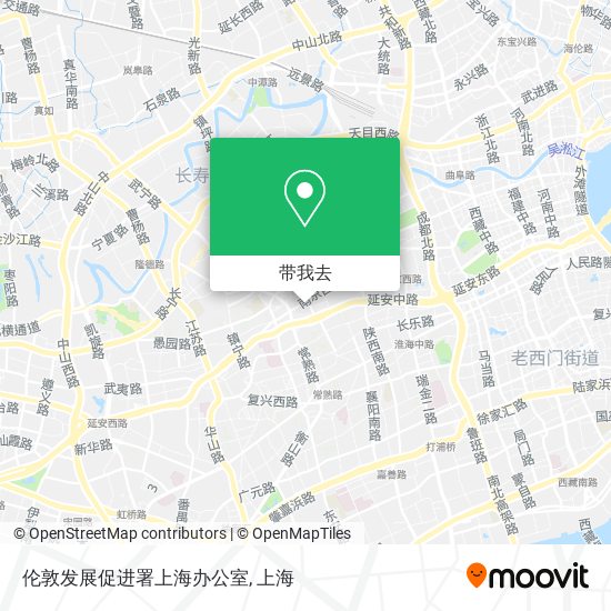 伦敦发展促进署上海办公室地图