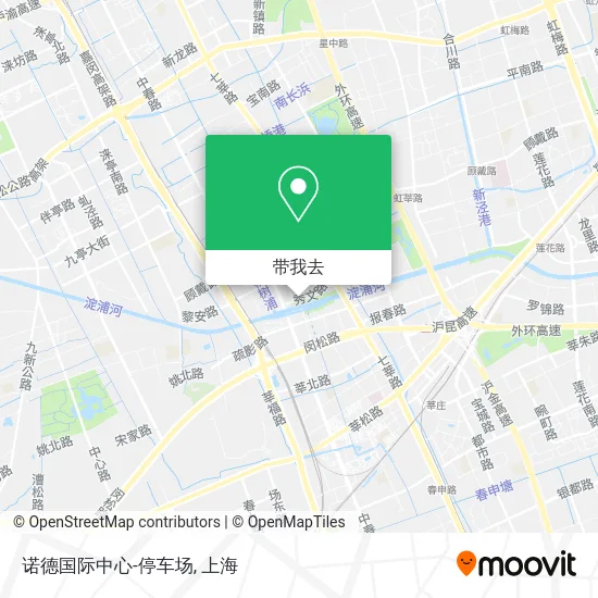 诺德国际中心-停车场地图