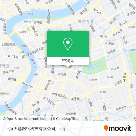 上海火赫网络科技有限公司地图